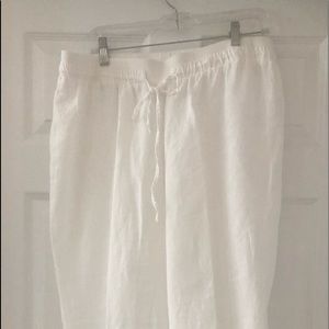 White ,wide leg ,large pants by Elen Tracy